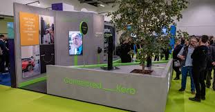 Connected Kerb stand at the Fully Charged show